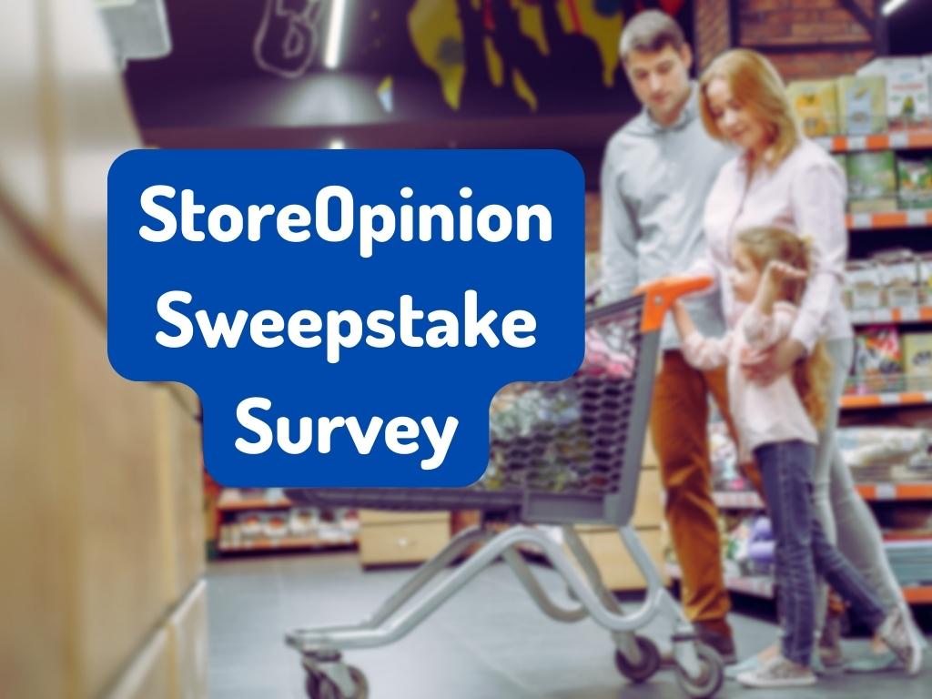 StoreOpinion Sweepstake Survey