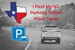 Paid NJ Parking Ticket From Texas